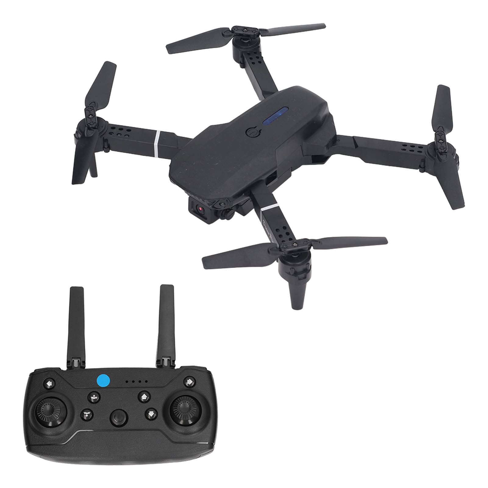 Drones con Cámara para Adultos, Dron RC de 4 Ejes, Cuadricóptero RC Plegable Juguetes Regalos para Niños Niñas, Hover de Posicionamiento Alto, Cámara Dual