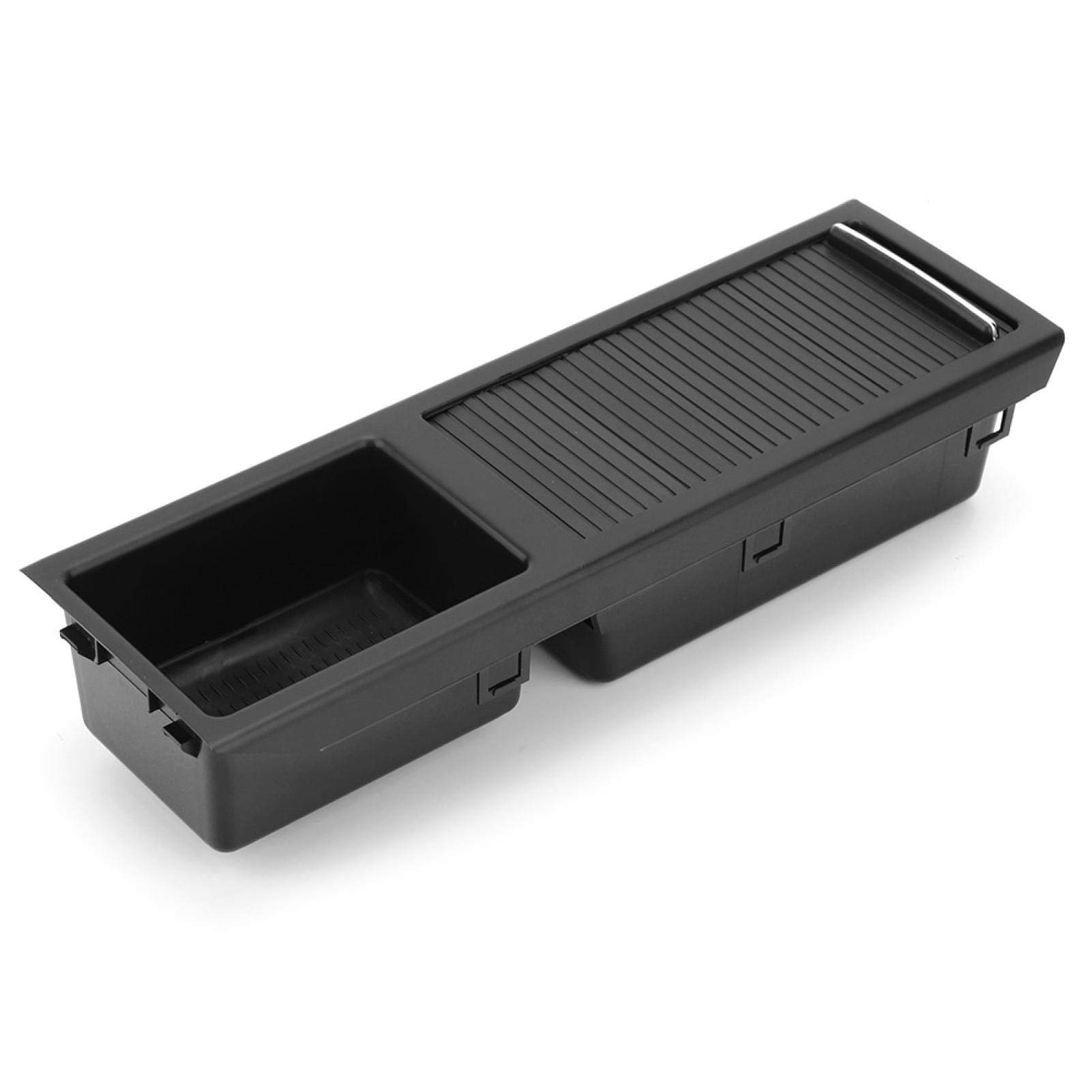 Akozon Piezas de la consola Car Center Console Bandeja de almacenamiento Inserto 51167038323 Ajuste para 3 Series E46 1998 & # 8209; 2007, e46 compartimento central de la consola