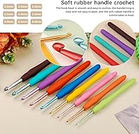 Vista 3 de Pnytty Kit de Ganchillo para Principiantes Adultos, Kit de Tejido de Inicio de 107 piezas Incluye Hilo de Ganchillo, Ganchos de Ganchillo