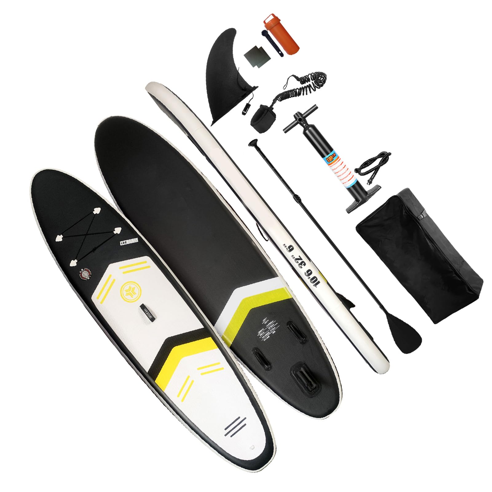 Tabla de Paddle Inflable para Playa, esquí acuático, Tabla de Paddle Surf con Bolsa de Almacenamiento.