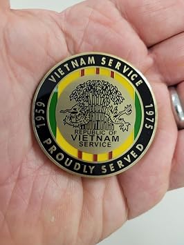 Long Binh Vietnam Veteran Challenge Coin