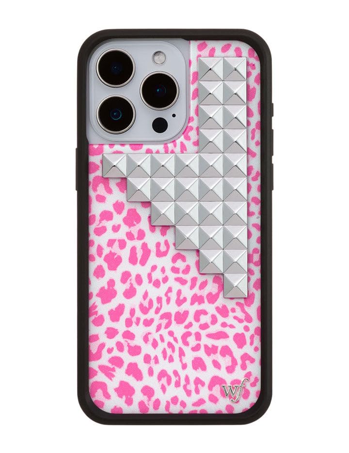 Coque iPhone 15 Pro Max Wildflower Leopard Original Silver antichoc