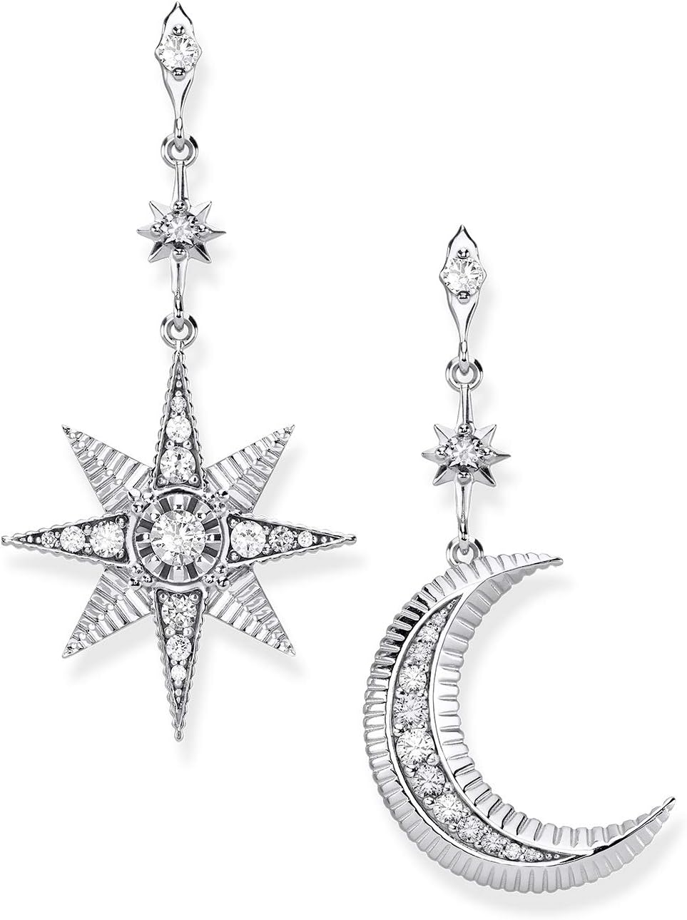 Thomas Sabo Women Silver Dangle & Drop Earrings H2026-643-14