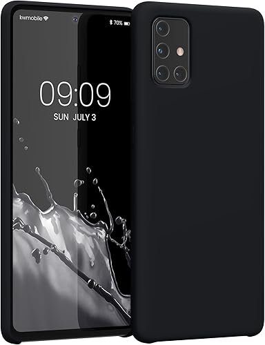 Miniatura 52 de kwmobile Funda Compatible con Samsung Galaxy A52 / A52 5G / A52s 5G - Cubierta de Teléfono de Silicona TPU con Acabado Suave - Macchiato