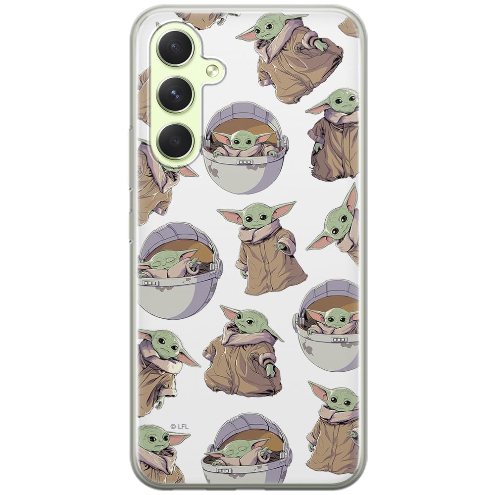 ERT GROUP mobile phone case for Samsung A54 5G original and officially Licensed Star Wars pattern Baby Yoda 028 optimally adapted to the shape of the mobile phone, case made of TPU