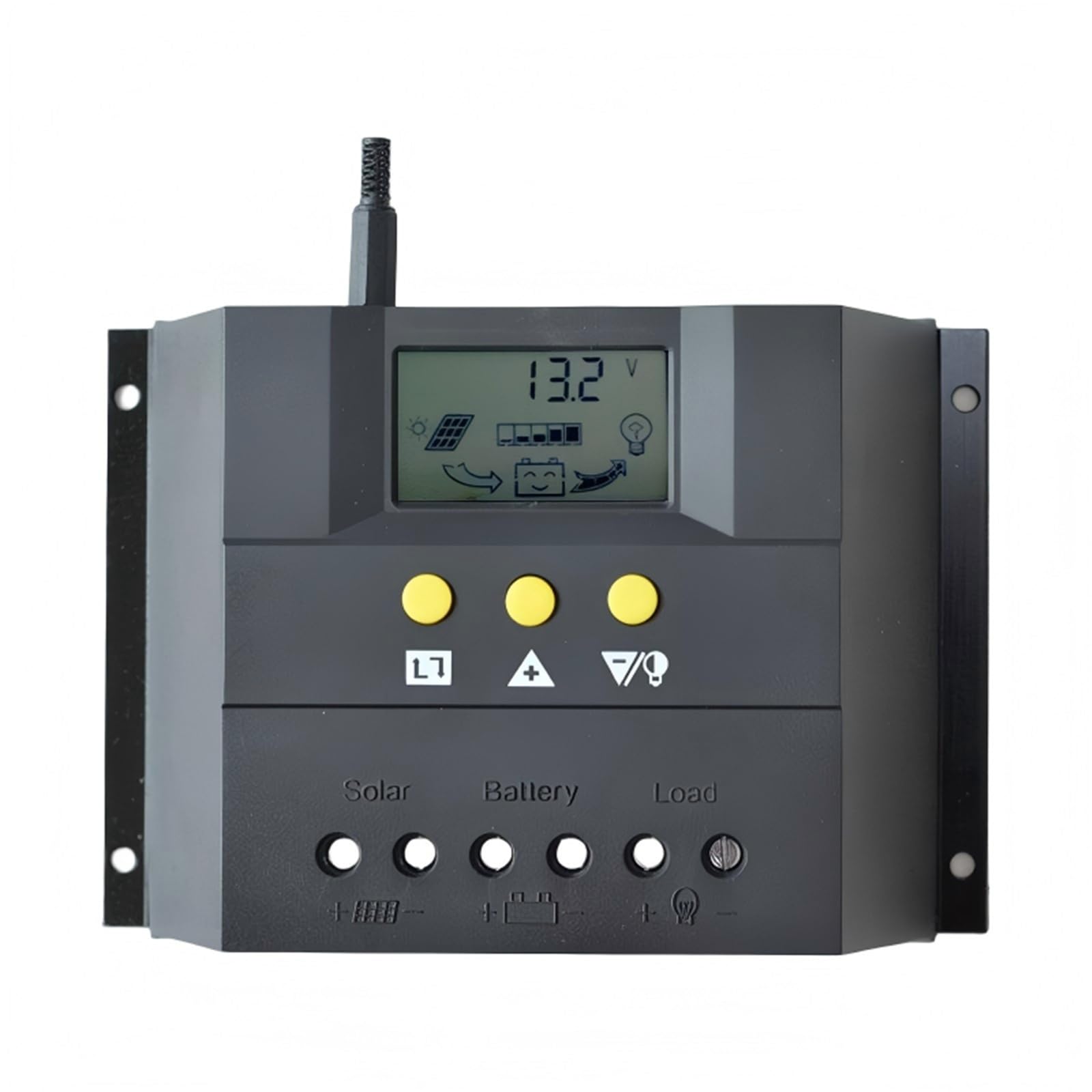 Contrôleur de charge de panneau solaire 70A système 12V 24V régulateur batterie LCD éclairage