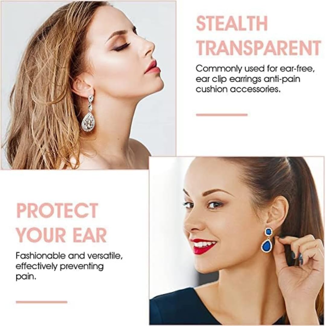 Invisible Ear Lobe Support for Earrings Earlobe Tapes and Stickers Earring Supporter for Heavy Earrings Support Patches Girls & Women (Pack of 50) — Amazon image 6