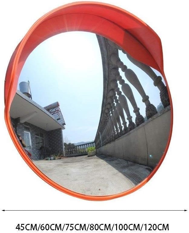 Safety Mirror Junction, Park Entrance Car Dummy Mirror Angle Durable Rain Resistant Convex Mirror Diameter: 45-120CM (Color: 120CM)