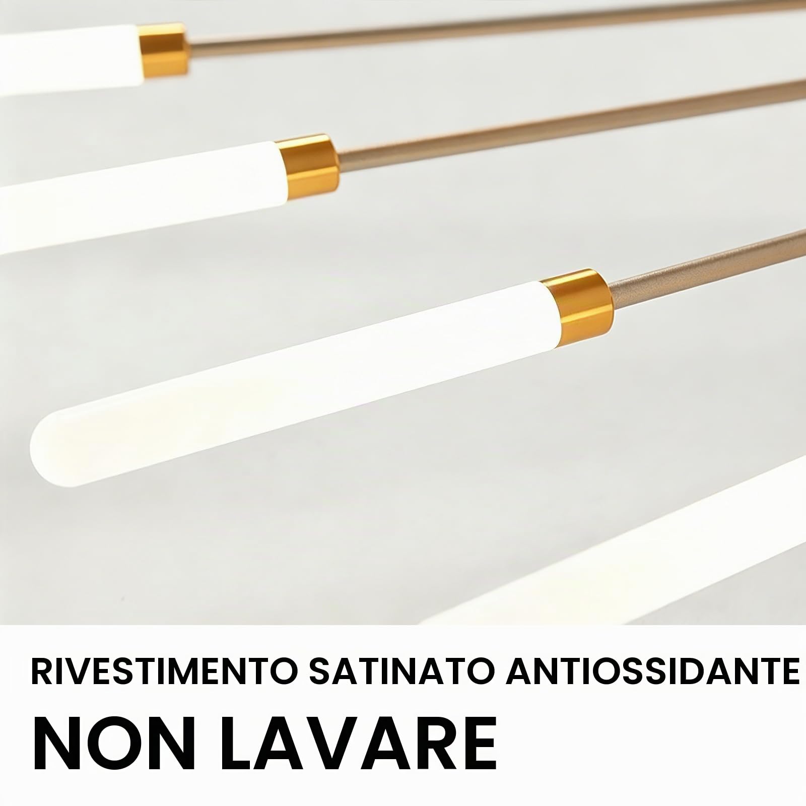 Plafoniera LED Soffitto, Plafoniera Lampada Da Salotto Moderna, Acrilico Lampadario LED Soffitto per Soggiorno Camera Da Letto Cucina Ufficio, Luce Neutra (28 teste, oro)