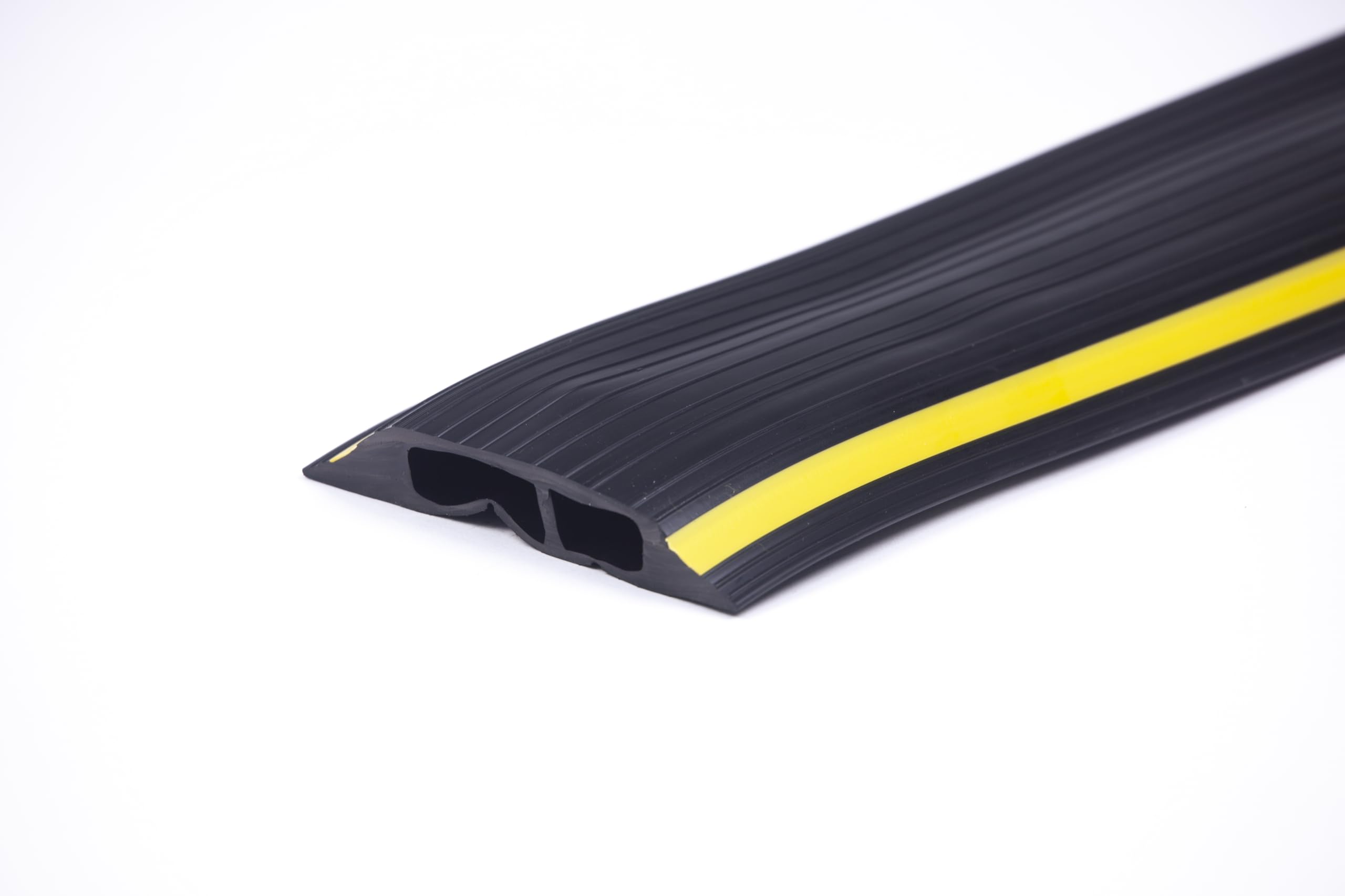 The Ramp People 9m Floor Cable Protector 2-Channels Black & Yellow