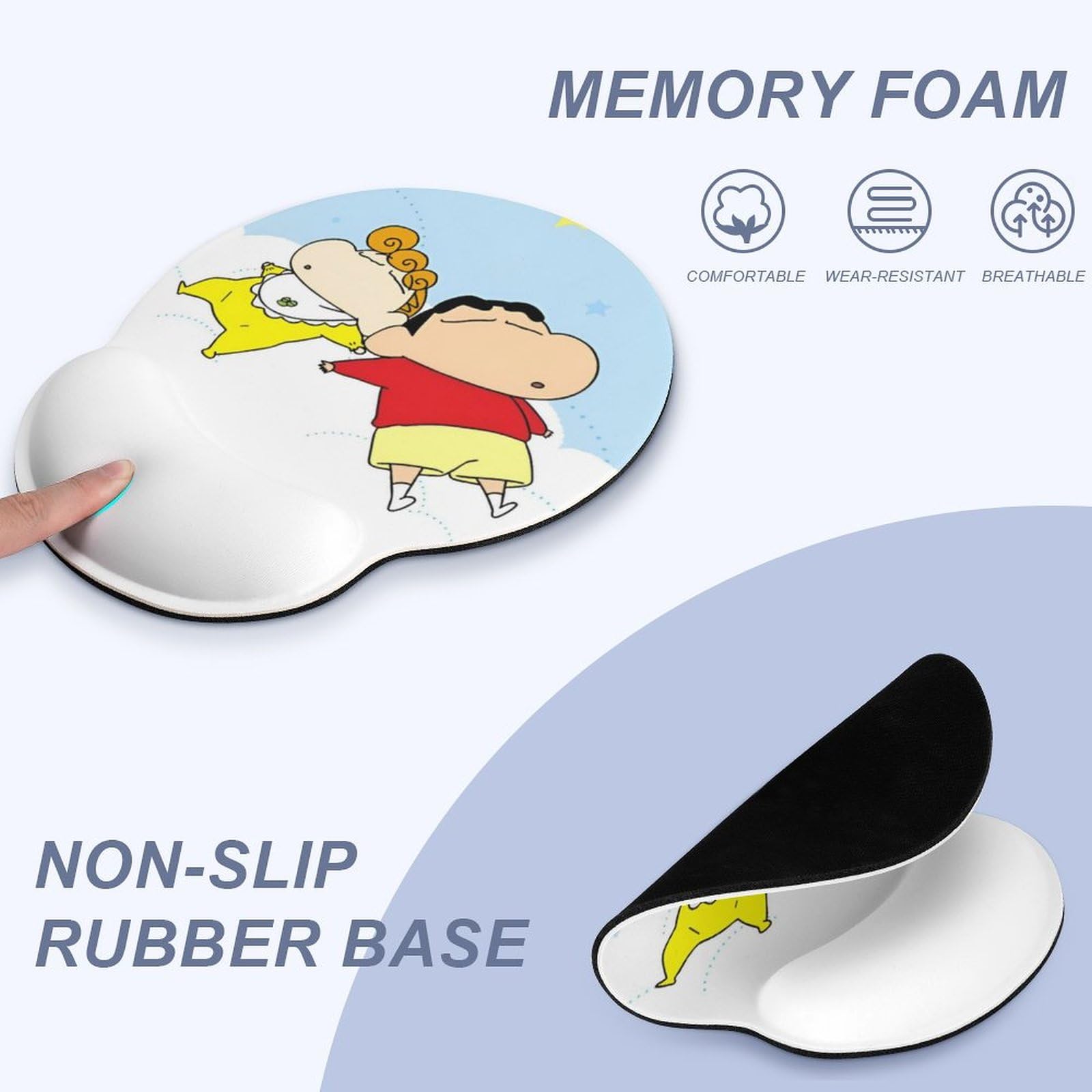 Amazon.co.jp: クレヨンしんちゃん ひまわり【 マウスパッド シリコン