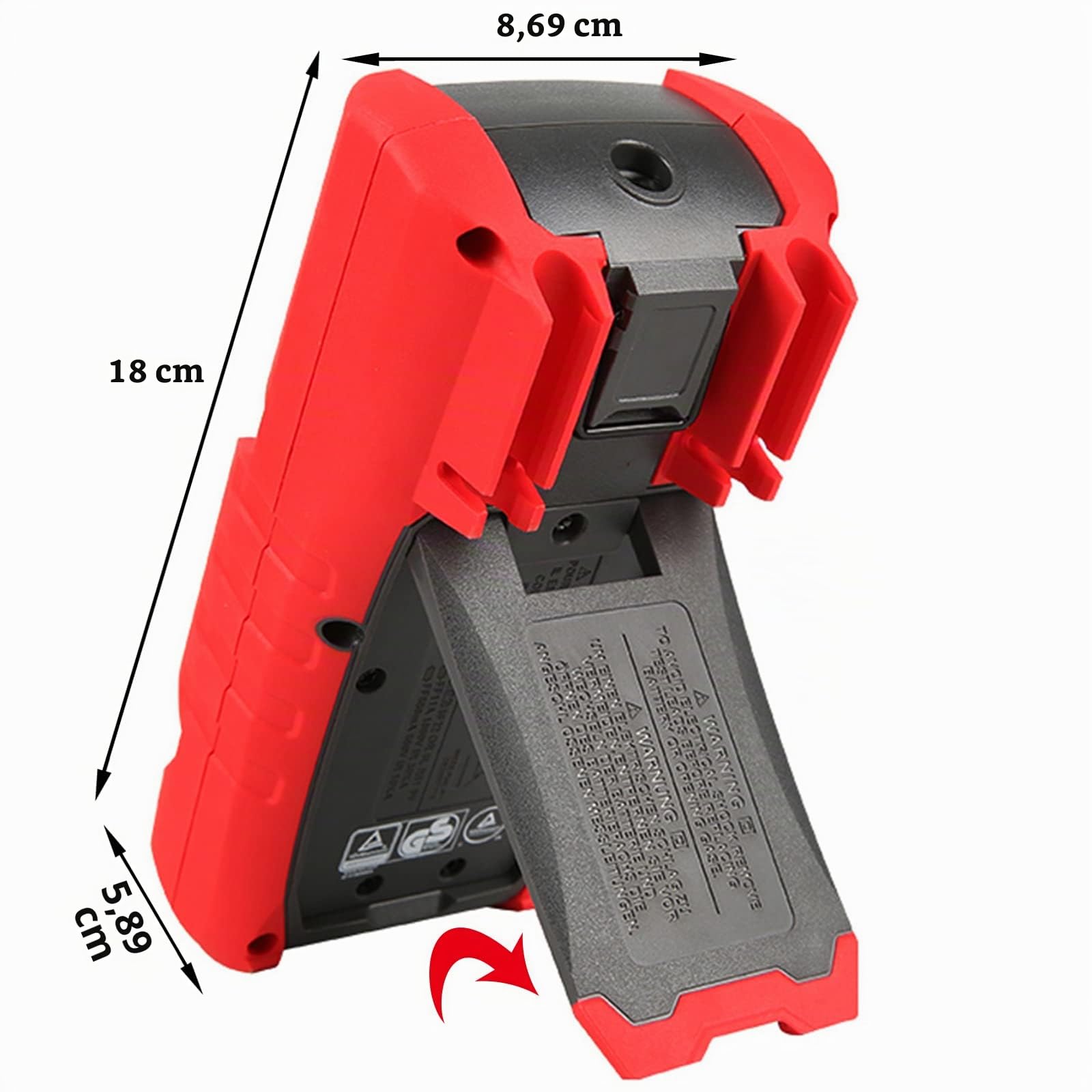 UNI-T UT191T Multímetro Profesional con IP65, 600 V AC/DC, 20A, 10Hz-1MHz, -40°C-400°C/-40°F-752°F