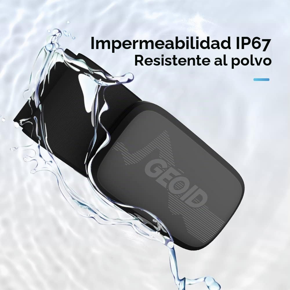 Wahoo GEOID HS500 Pulsómetro Correa de Pecho Bluetooth 4.2 Ant+ IP67 Impermeable