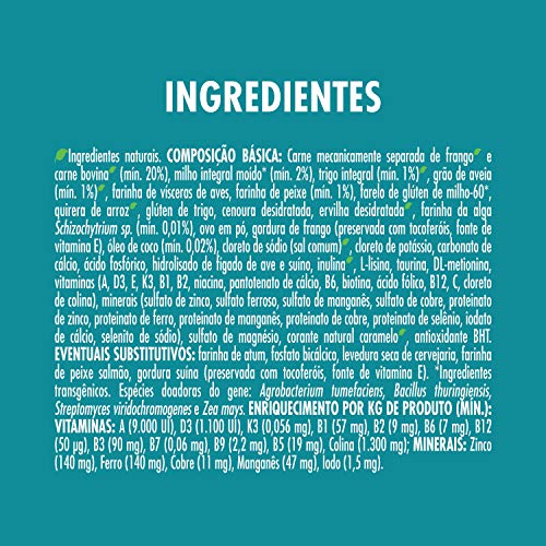 NESTLÉ PURINA ONE Ração Seca para gatos filhotes todas as raças Frango e Carne 500g
