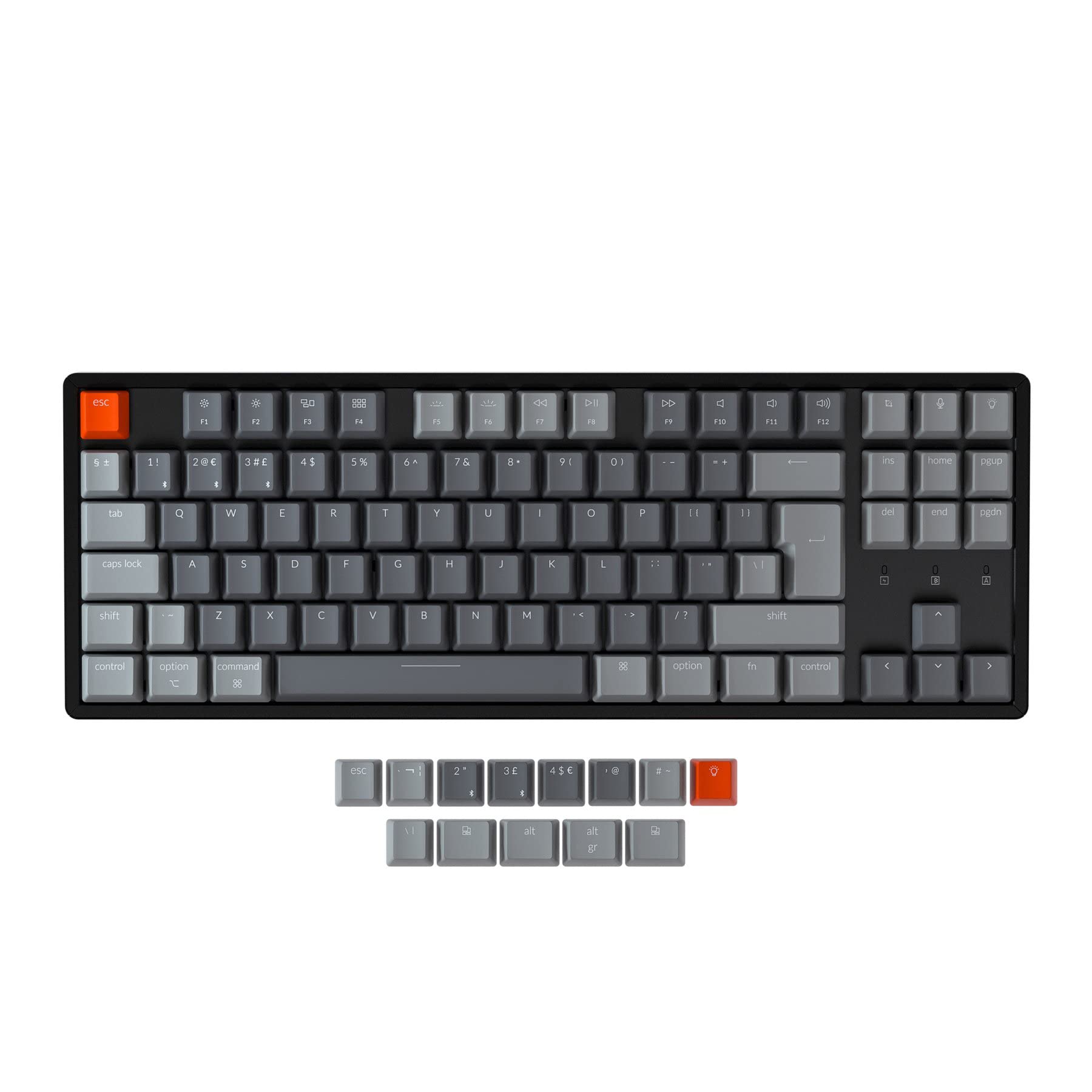 Buy Keychron K8 Wireless Bluetooth/USB Wired Mechanical Keyboard, Hot