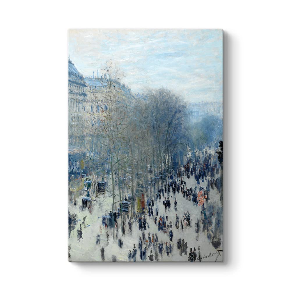 tabloshop Claude Monet - Paris Bulvarı Kanvas Tablo 50 x 75