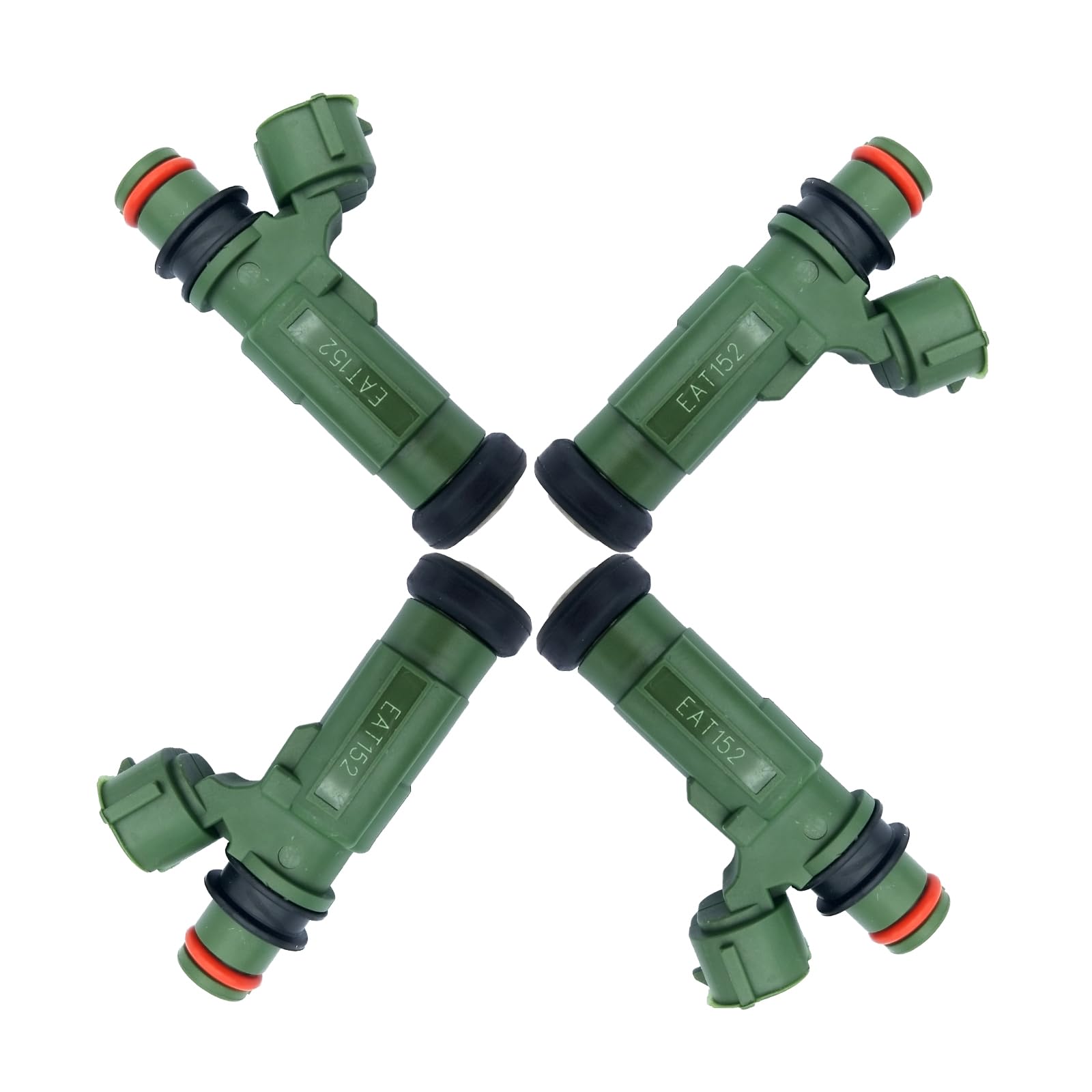 JESBEN63P-13761-01-00 4pcs Fuel Injectors 4 Holes Replacement for Yamaha Outboard F150 150HP 2012-2021 LF150 150HP 2011-2021 EAT152 63P137610100