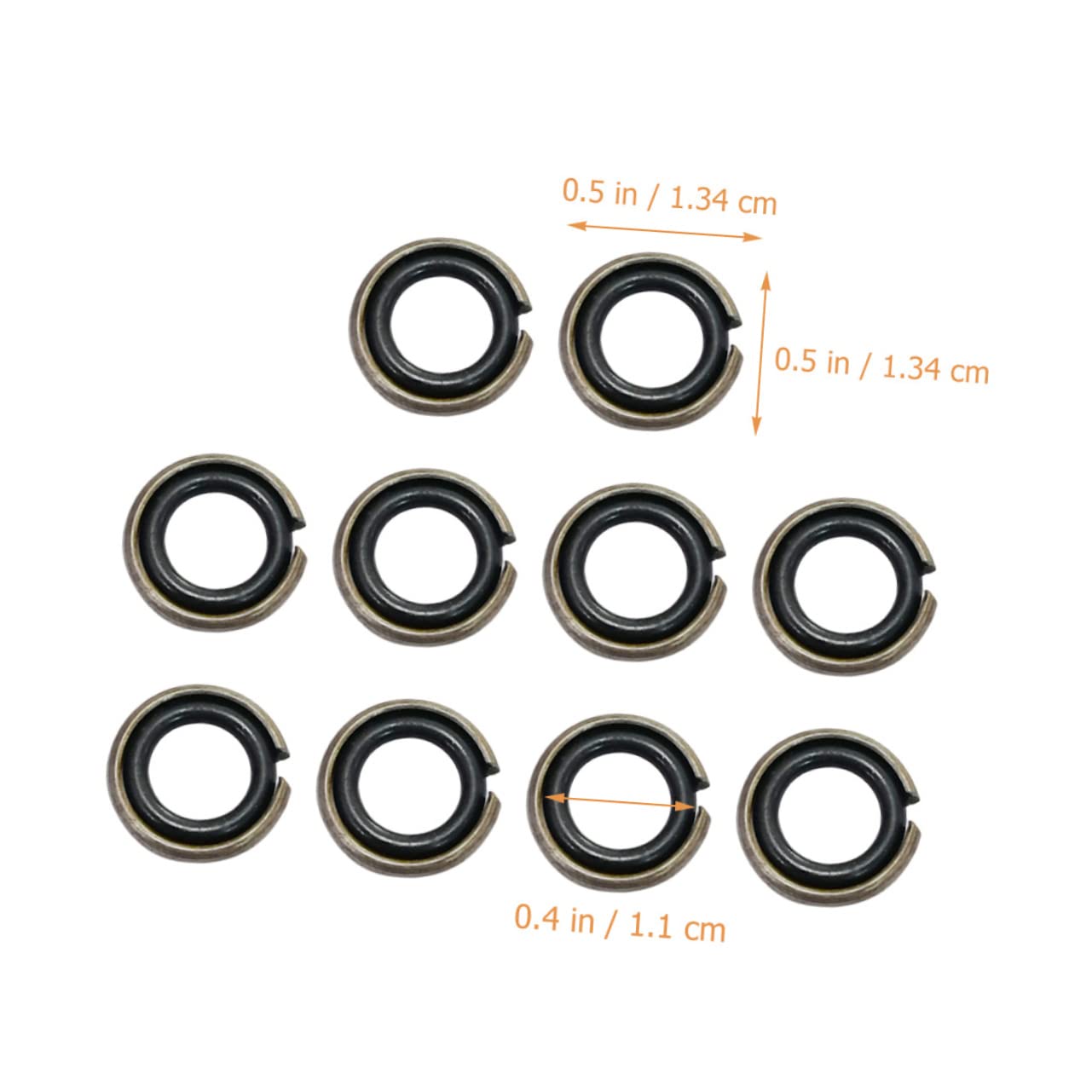 ARTIBETTER 12 Sets Electric Wrench Retaining -ring Set Impact Wrench Socket Flex Head