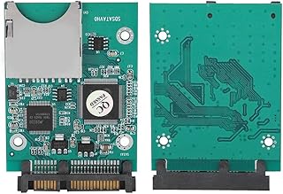 SD SATA Adapter Converter, 22MB/s Fast Transmission SD/SDHC/SDXC/MMC Memory Card to 2.5in 7+15P SATA Converter Adapter for DOS, Windows 98SE, Me, 2000, XP and Vista, Linux, MAC OS