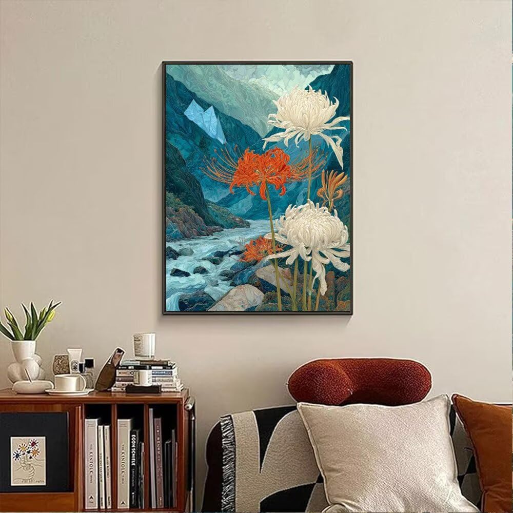 Kwiatowy Dziób Diament Malarstwo Dorosłych Zestawów, 5D Okrągłe Diamenty Malarstwo Dzieci Malarstwo, Diamant Art Haft Cross Stitch Obrazy, Mozaika Sztuka Do Dekoracji Ściany 100x130cm hJ8-651
