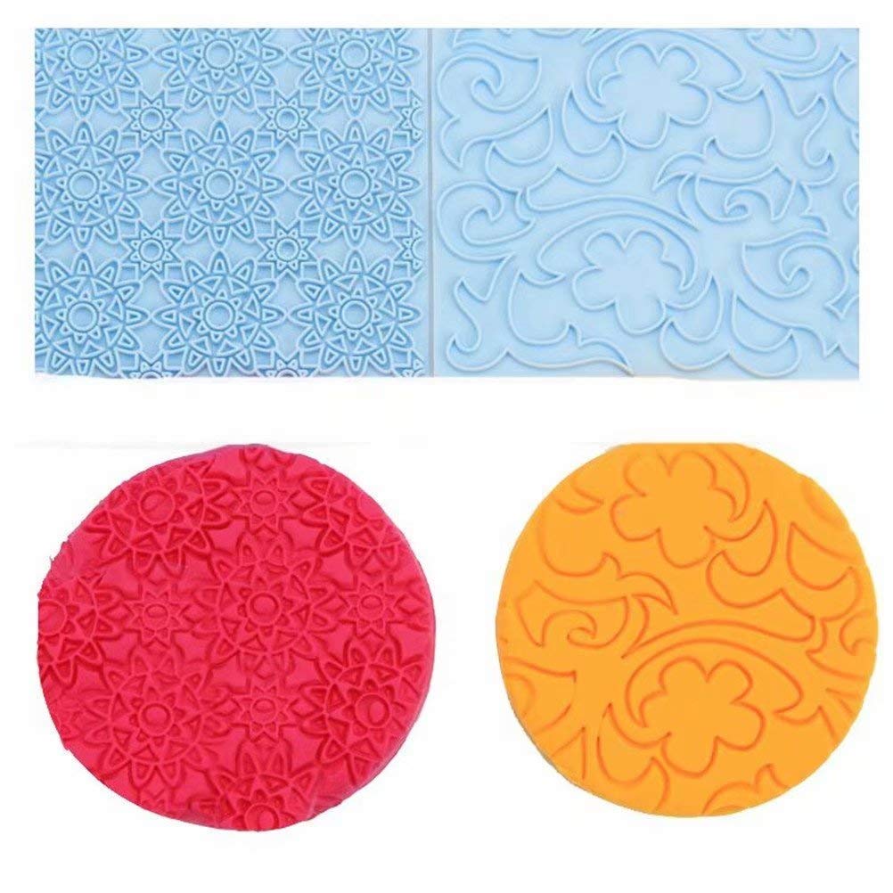 Stampi In Silicone Per Pasticceria Con Motivi Floreali - Valink 56x37 Cm