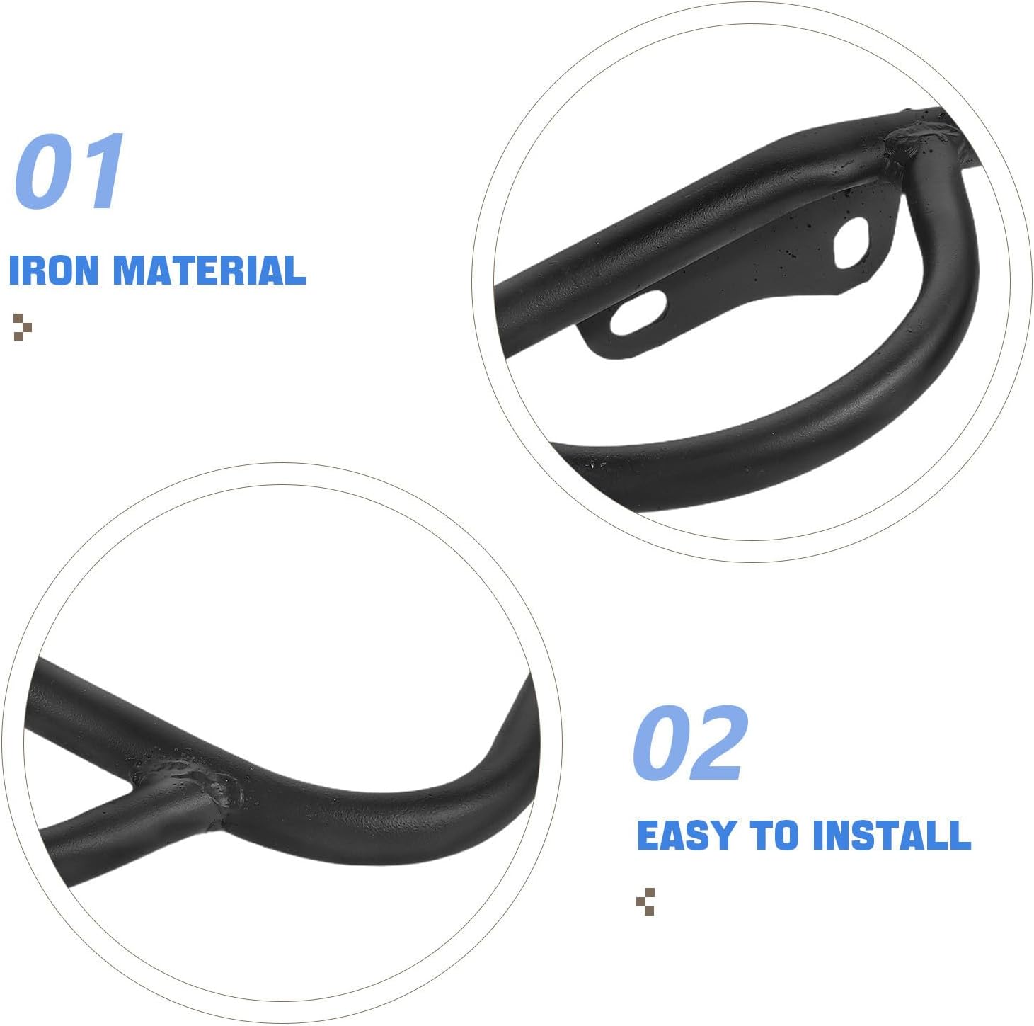Black Motorcycle Swingarm Rear Frame for 150-250cc Atv, Iron