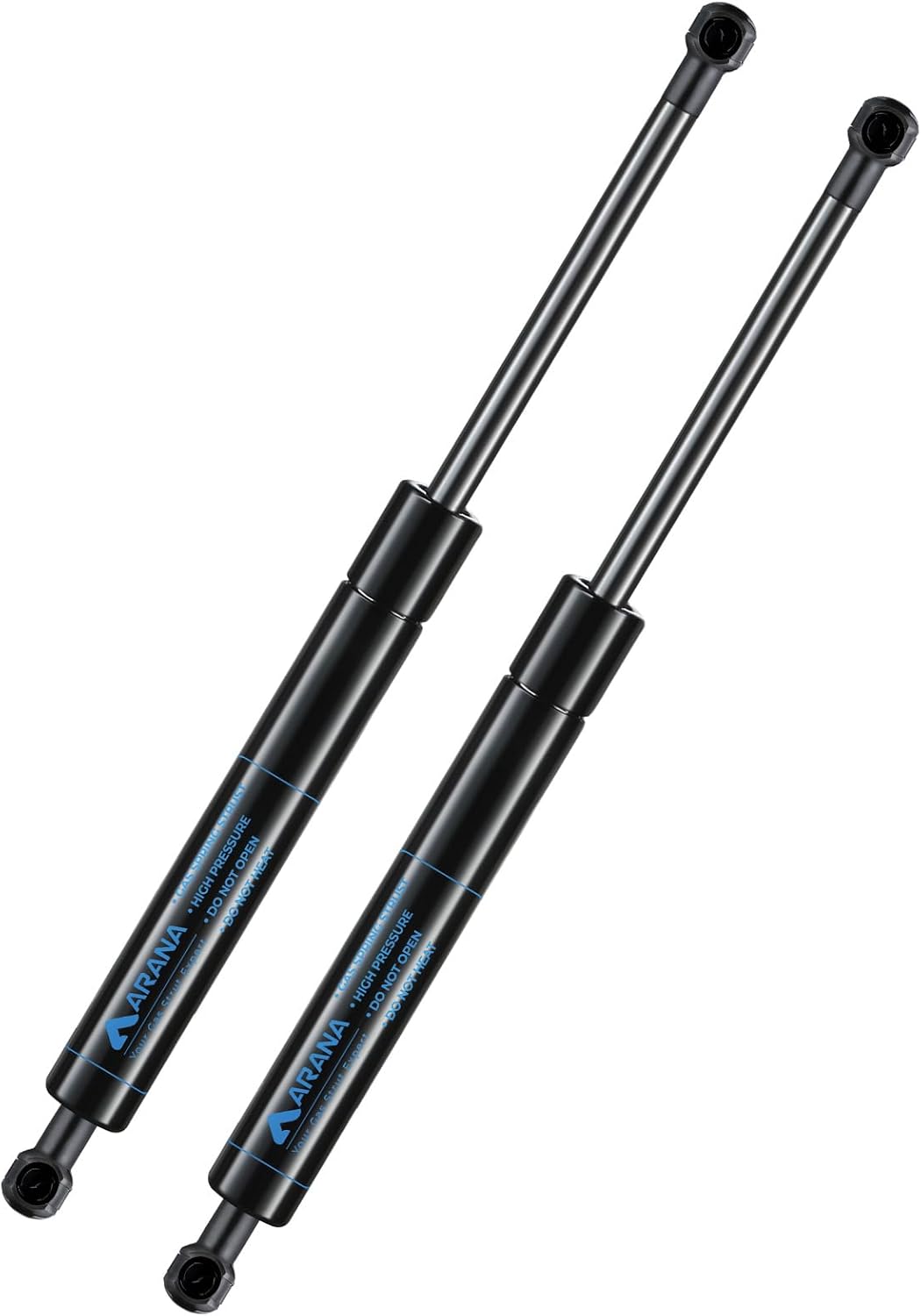 ARANA 10 Inch 110Lb Gas Struts SL1110, 10" 490N Gas Shocks Lift Support for Heavy Lid, ML1110 Tool Box Spring for Boat Hatch SentrySafe Lock Box Door Heavy Toolbox Lid, 2Pcs