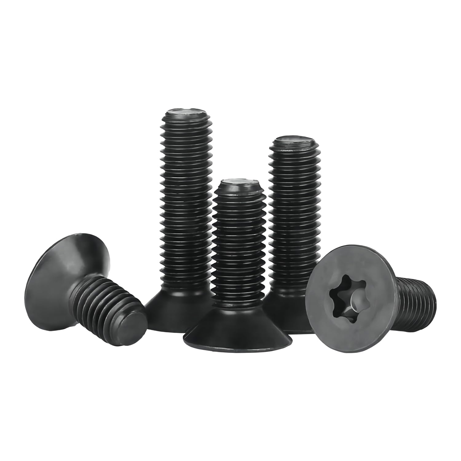 Qrity 50 Pezzi Viti a Macchina, Viti Torx, M3 x 20mm Vite a Testa Svasata, Completamente Filettato, Bullone a Macchina per L'industria Elettronica