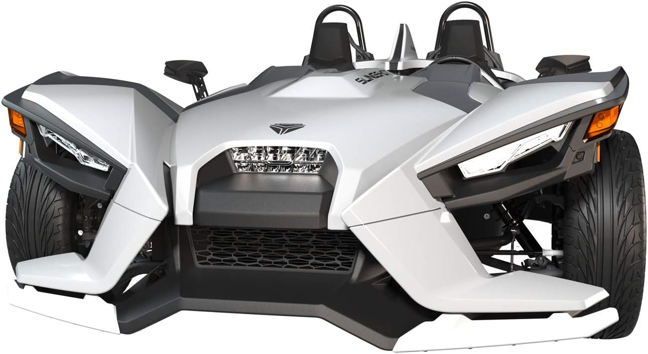 Polaris 2884948-133 White Front Wing Guards 2015-2021 Slingshot GT R SL LE SLR S