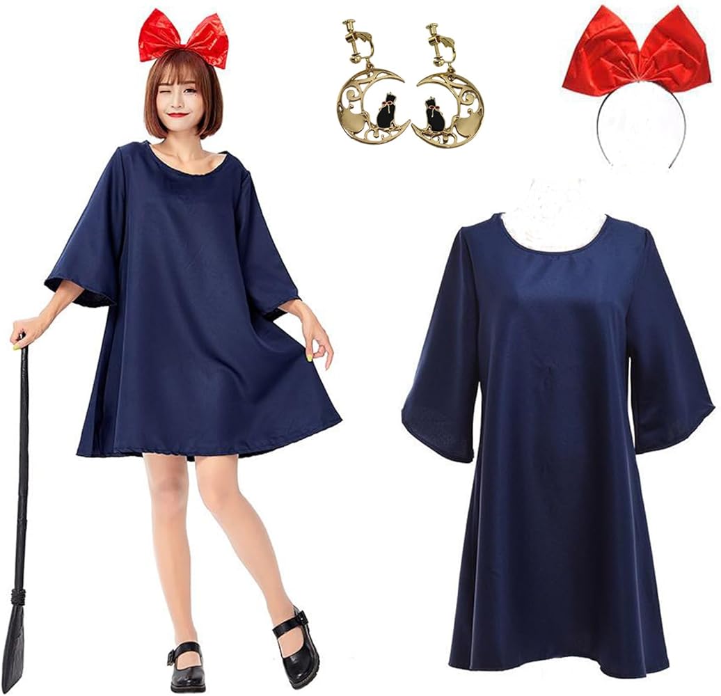 Amazon.co.jp: [Formemory] 魔女 キキ コスプレ宅急便 コスプレ 魔女っ