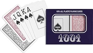 Baralho Duplo com 110 Cartas e Acabamento Plastificado – Jogo Completo para Diversão em Família, Festas e Noites de Jogos – Ideal para Todos os Tipos de Cartas!