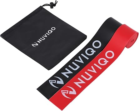 Muscle Floss Bands Pack of 2 - Compression Bands - Mobility and Recovery Bands for Improving Movement, Increasing Circulation & Reducing Soreness