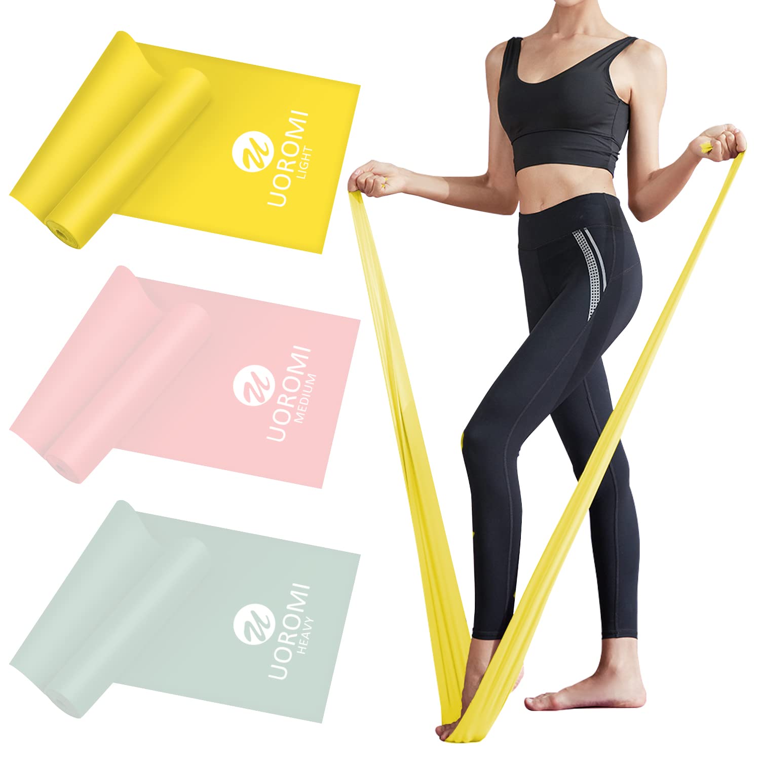 Widerstandsbänder Latex Widerstandsbänder Set 5 Stärken - Latex