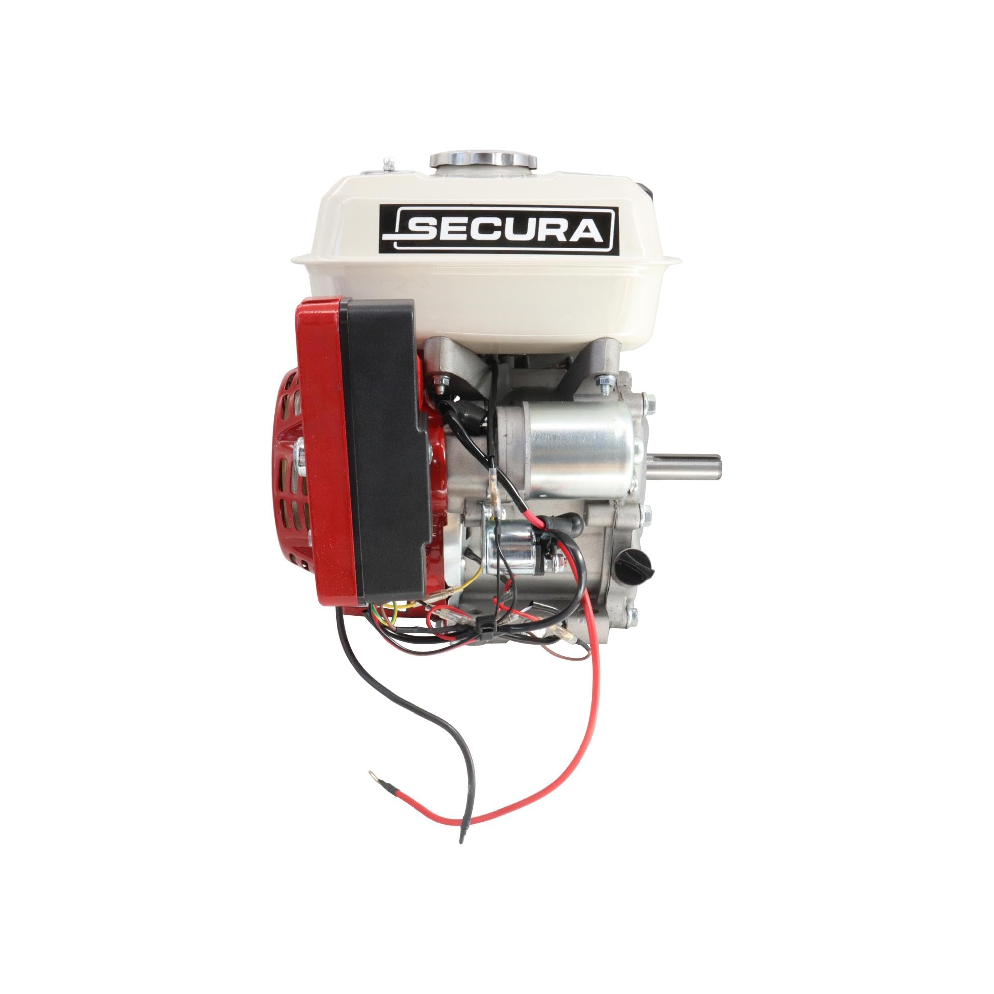 SECURA Benzin 6,5PS Secura 168F 4-Takt-OHV Kartmotor Leichtstartmotor mit E-Start 19/62
