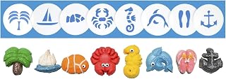 Impress Cookie Press Disks - Beach & Nautical Set of 8