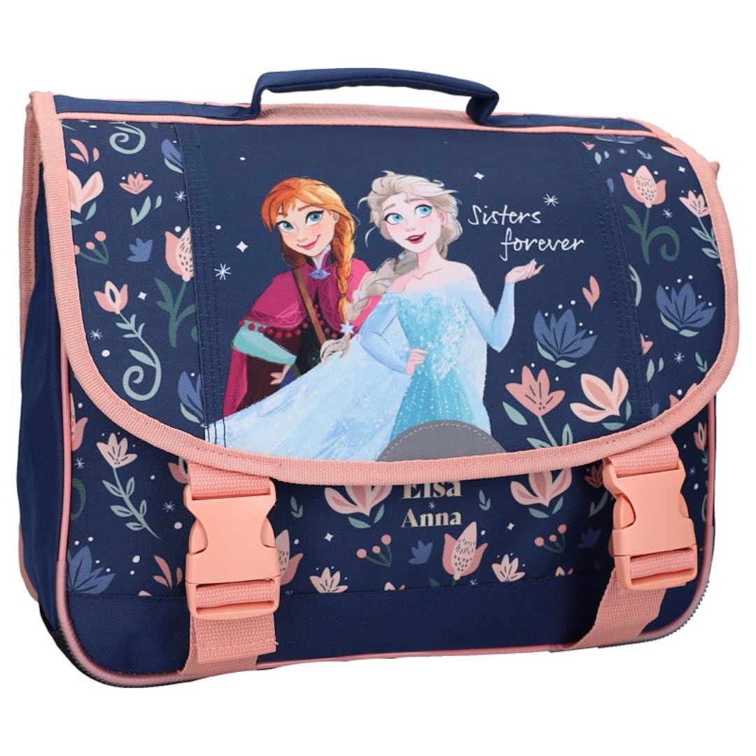 mybagstory - Cartable La Reine des Neiges Fille Bleu 33x12x38 cm