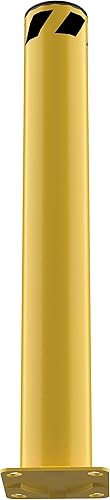 Miniatura 3 de Vestil BOL-42-5.5 - Bolardo de seguridad para tuberías con recubrimiento en polvo amarillo, acero, 5-12 pulgadas de diámetro exterior, 42 pulgadas