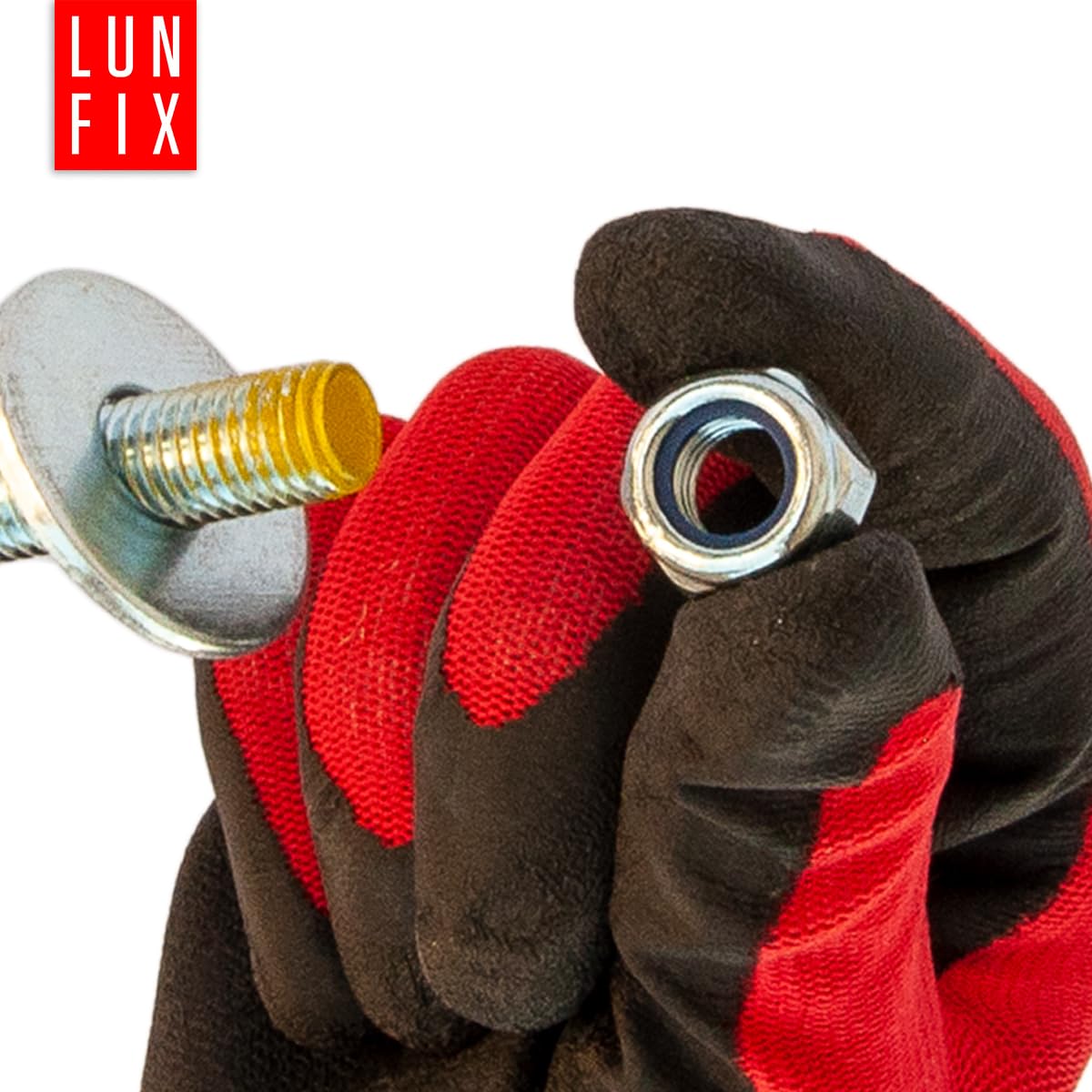 Tuerca de seguridad M16, 1200 unidades, DIN 985, de acero inoxidable A2 V2A, con anillo de nailon, tuerca hexagonal autoblocante para maquinaria, ingeniería de vehículos, estructuras de acero