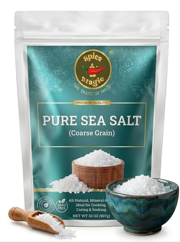 Sal Marina Spice Magic, Grano Grueso, 2 lb