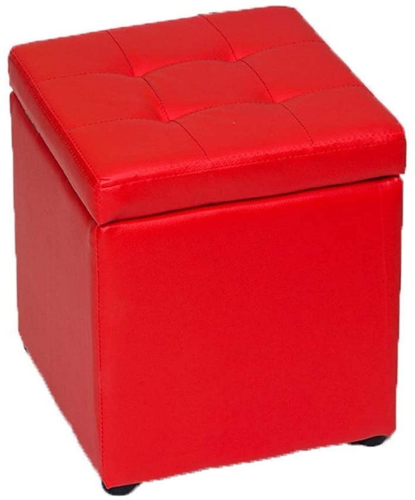 Repose-Pieds Ottoman Rangement Pliable et Gain de Place Cube
