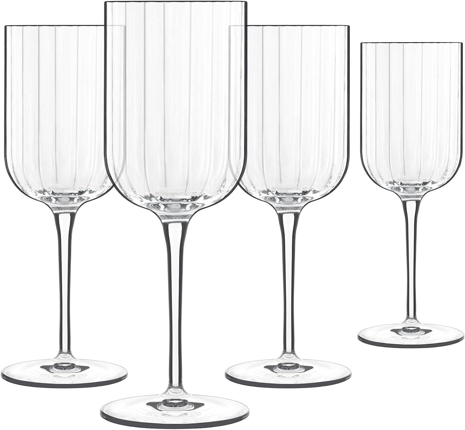 Bach 13.5 oz Red Wine Glasses by Luigi Bormioli – 4 Count (Pack of 6), 13.5 fluid_ounces, Glass, Clear, Pack of 24