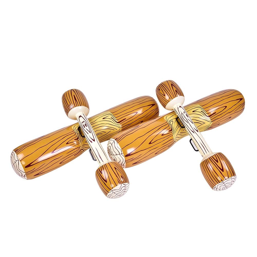 BrocoInflatable Pool Toys, 4Pcs/set Inflatable Swimming Pool Game Set Float Ride-On Row Water Sports Toys