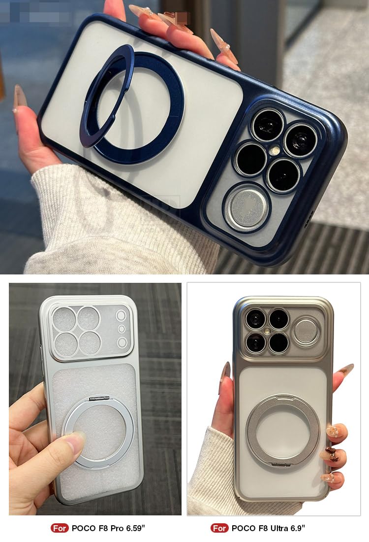 Amazon.co.jp: CYBERGARAGE・For POCO F8 Pro ケース カバー メッキ