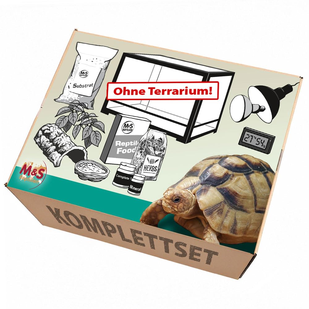 Komplettset: Für Landschildkröten Terrarium OHNE! Terrarium