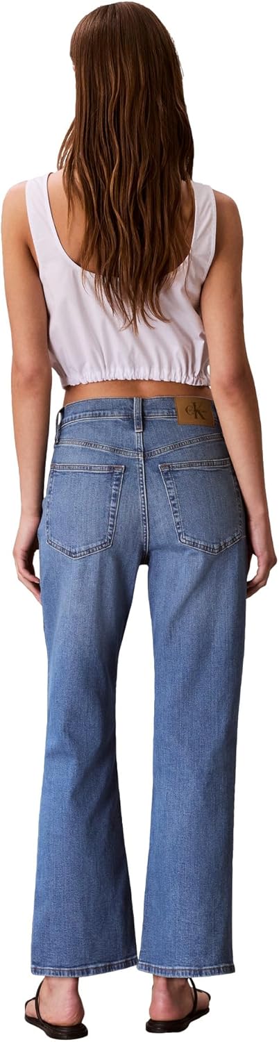 Calvin Klein Women's High Rise Ankle Bootcut Jeans - Image 2