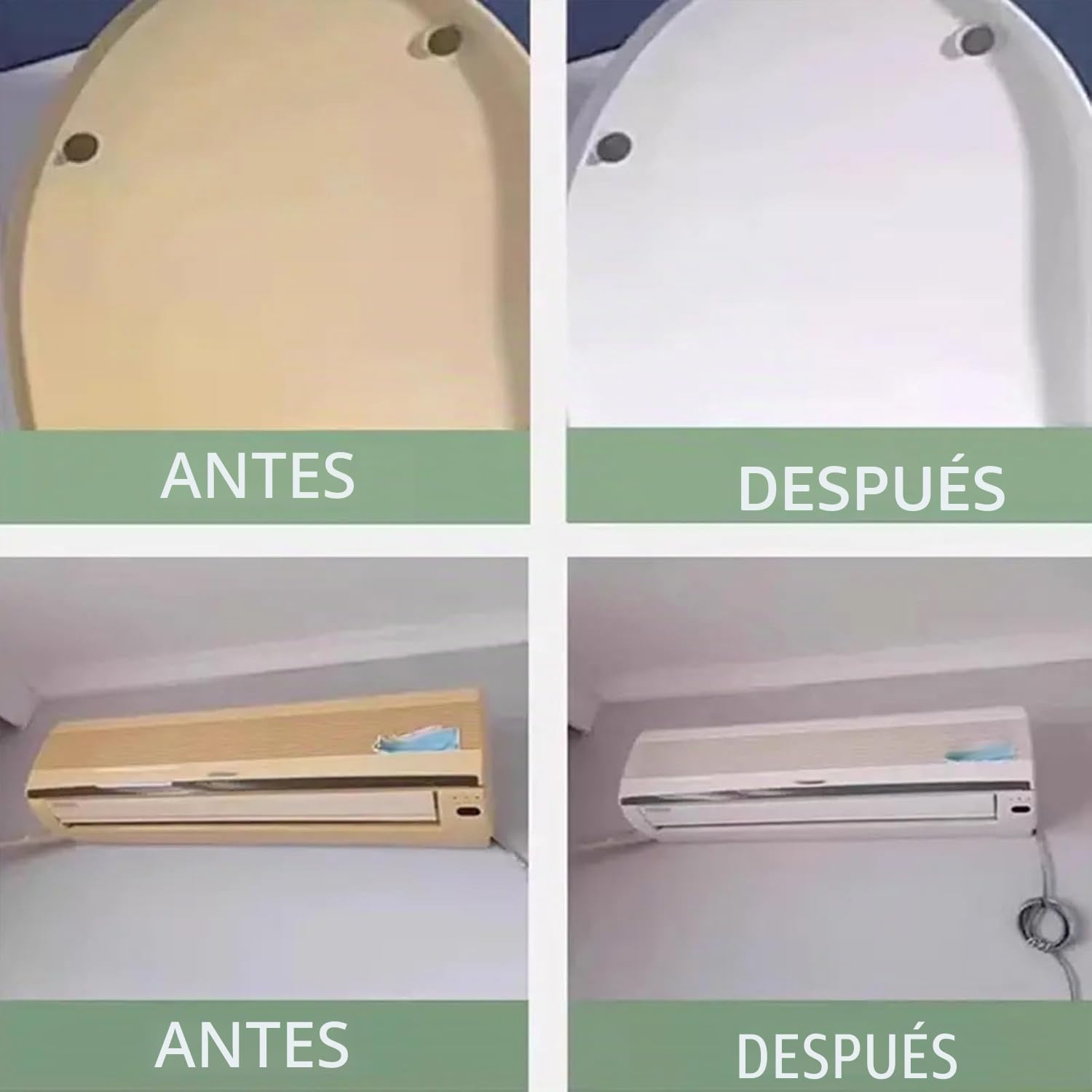 Potente eliminador de manchas amarillentas en plástico | Kit de restauración para plástico amarillento | Fórmula de acción rápida | Apto para superficies de electrodomésticos