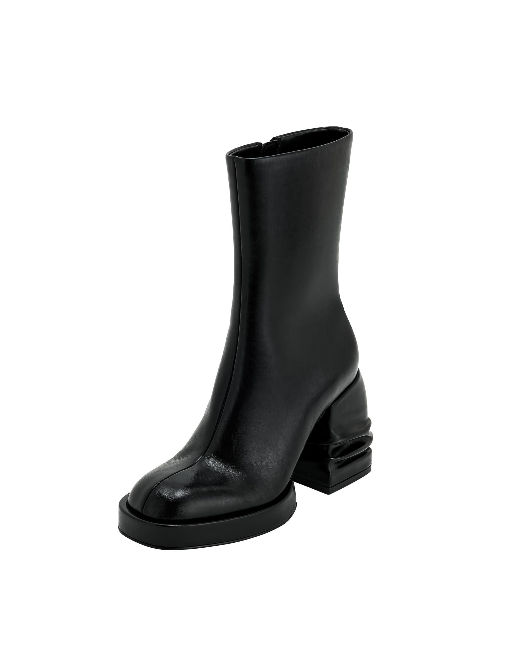 JW PEI Womens Saylor Round Toe Platform Ankle Boots