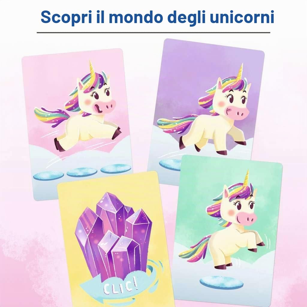 Ravensburger 22580 - Edizione unicorno Lotti Karotti, adattamento del famoso classico gioco con unicorni, divertente gioco di corse per 2-4 bambini dai 4 anni in su - regali di compleanno