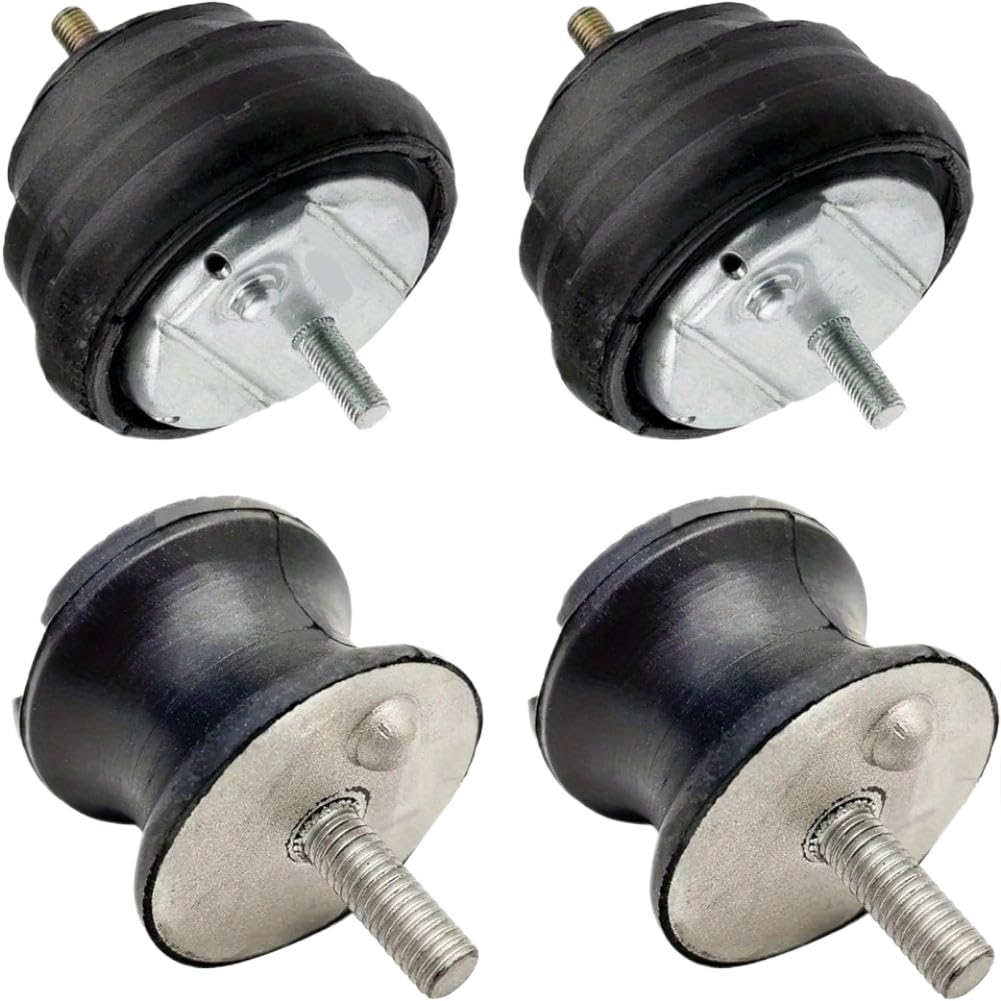 Front Engine and Rear Transmission Mount Compatible with E36 E46 E85 E86 318i 318is 320i 323is 323Ci 325Ci 328i 330Ci 535i 735i M3 M5 Z3