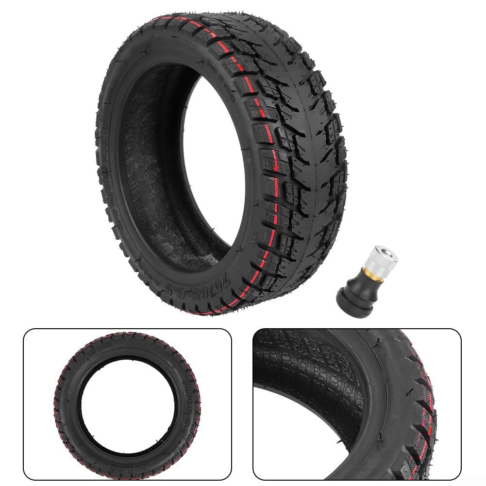 SPORTARC 10 pouces 10x2.75-6.5 Hors Route Tubeless Pneu 70/65-6.5 Pneu Scooter Roues De Remplacement Pour Scooter Électrique